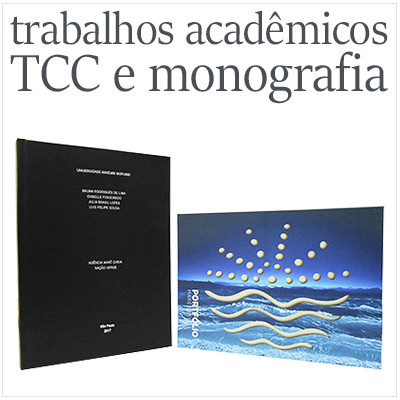 grafica para imprimir e encadernar tcc e monografia - sp